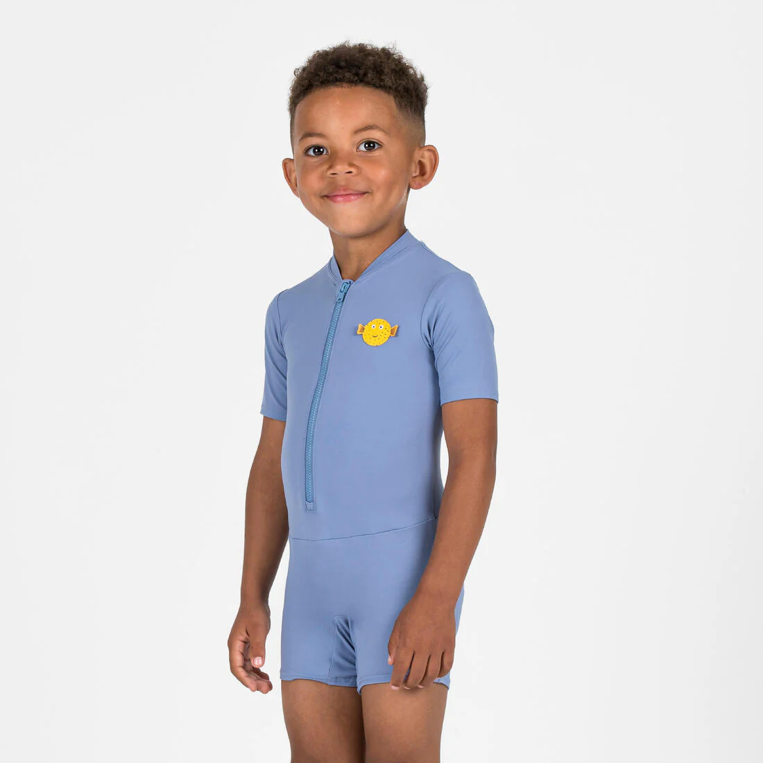 Traje de baño de natación con mangas y perneras cortas para bebé - Image 6