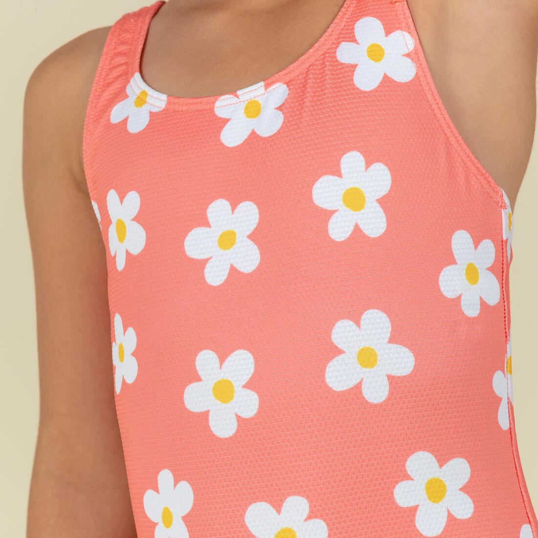 Traje de baño de natación coral con estampado de flores para bebé/niña - Image 8