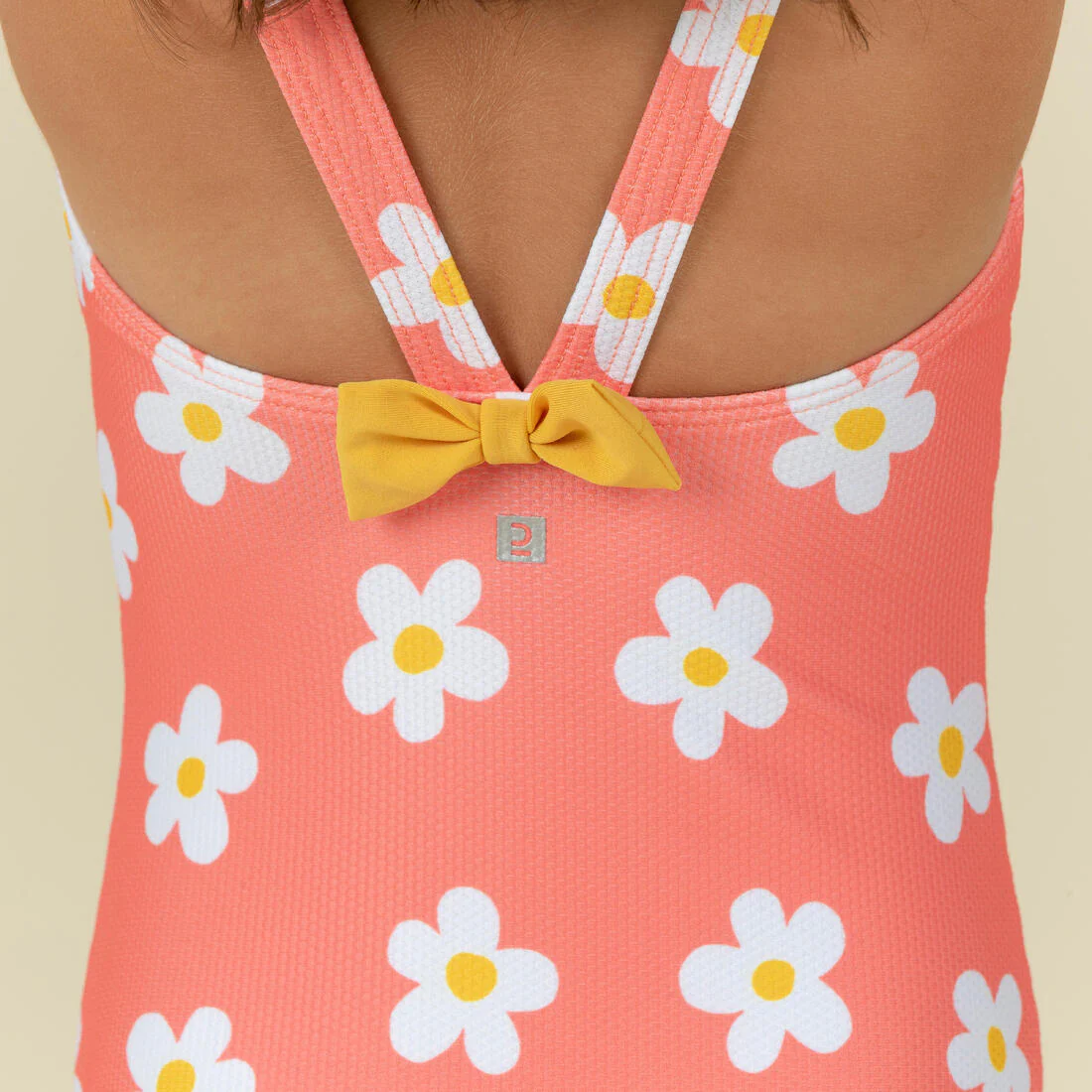 Traje de baño de natación coral con estampado de flores para bebé/niña - Image 9