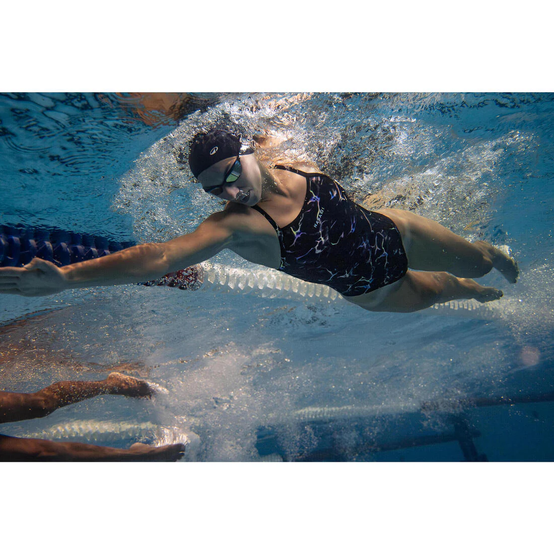 Traje de baño de natación naranja para mujer Lexa Lavo - Image 16