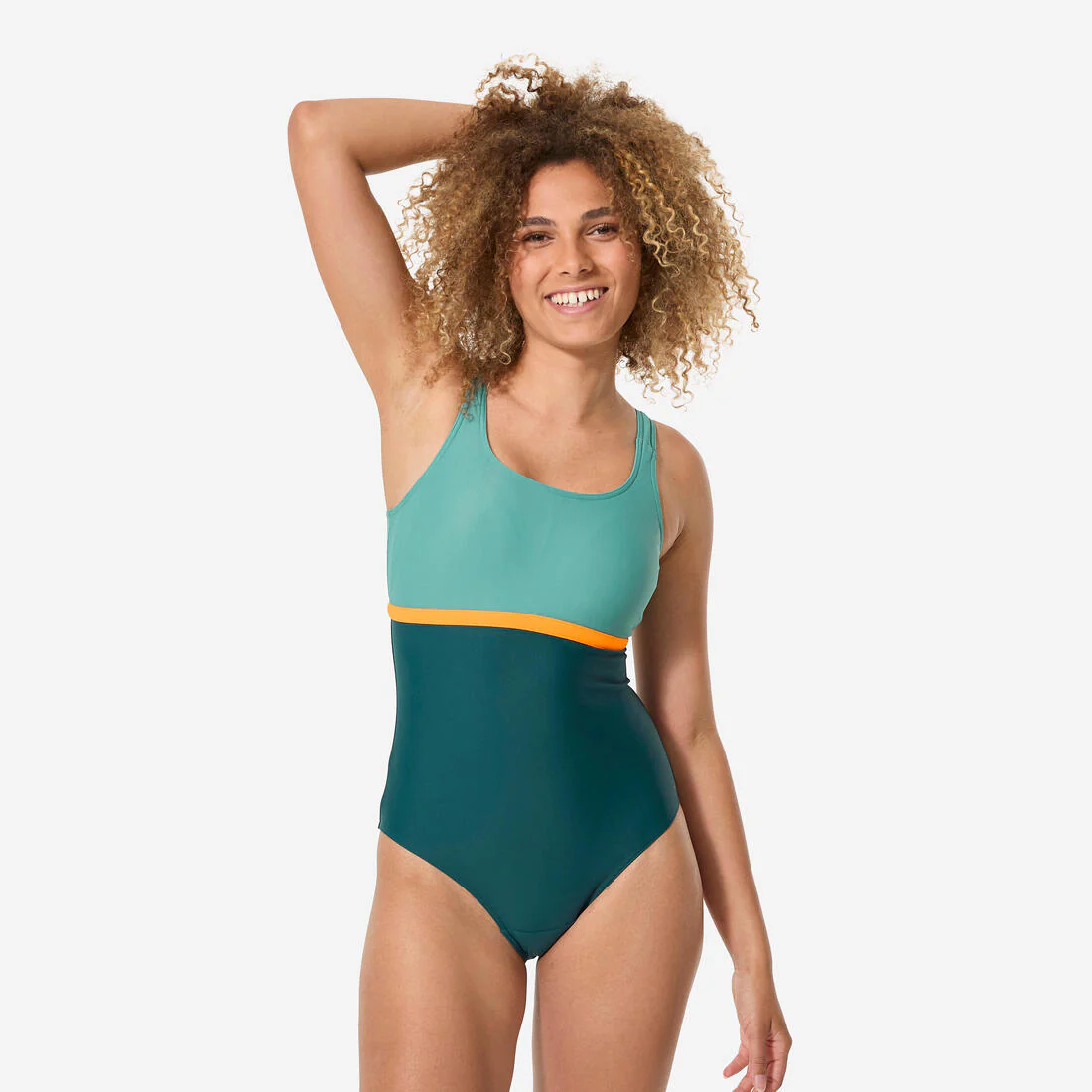 Traje de baño de natación negro con para mujer Heva Li