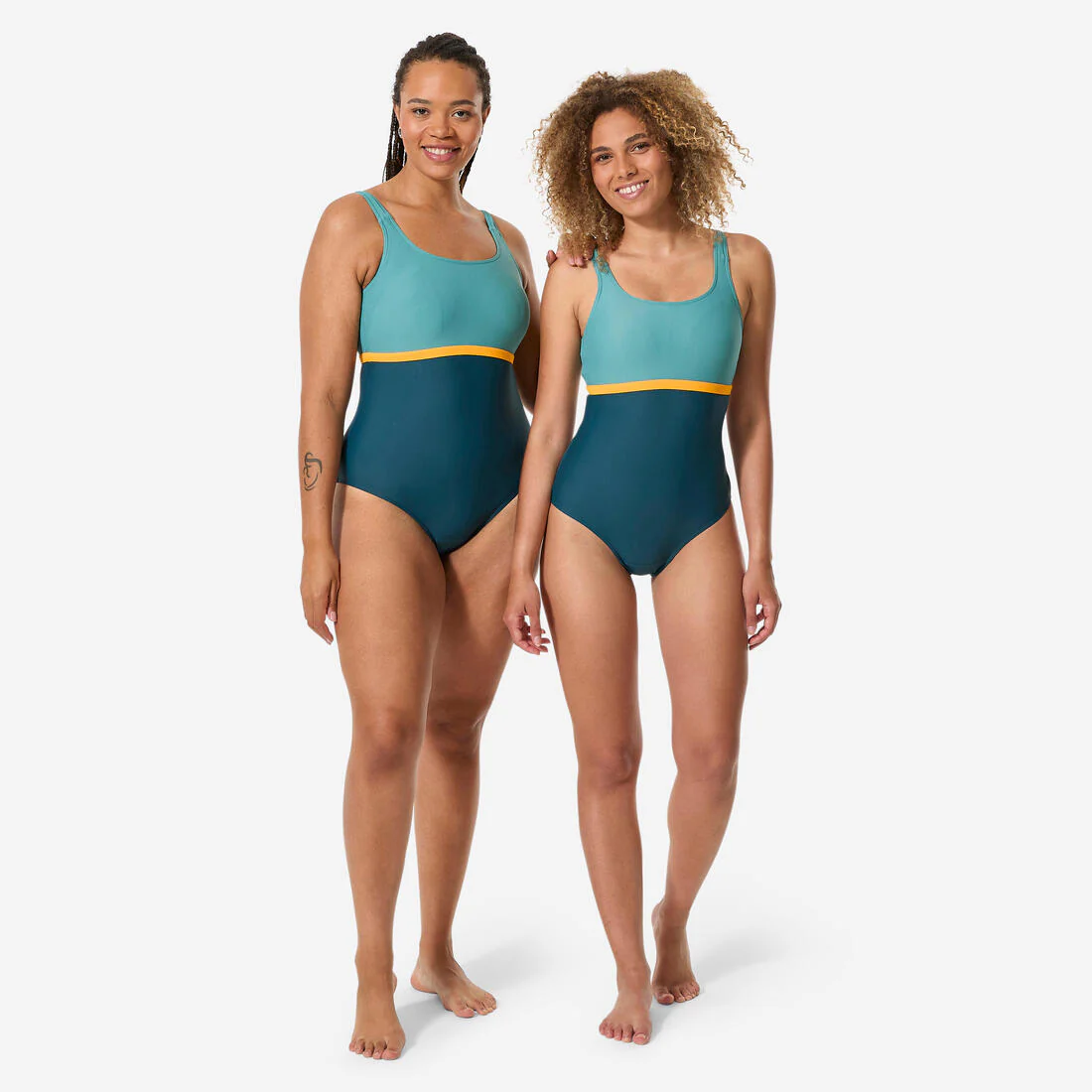 Traje de baño de natación negro con para mujer Heva Li - Image 4