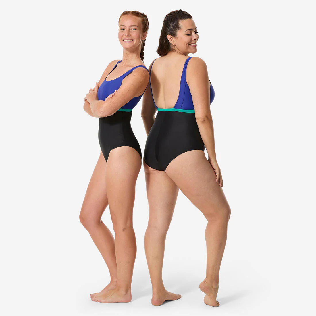 Traje de baño de natación negro con para mujer Heva Li - Image 8