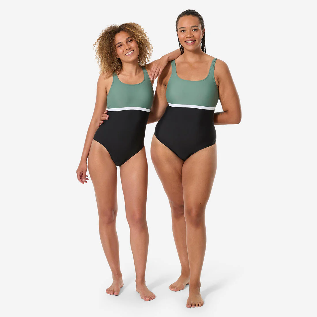 Traje de baño de natación negro con para mujer Heva Li - Image 9