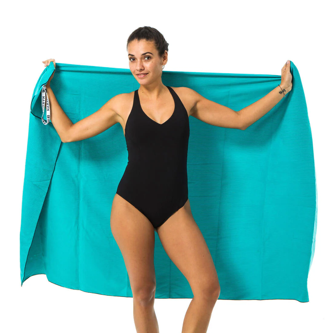 Traje de baño de natación negro para mujer Pearl - Image 11
