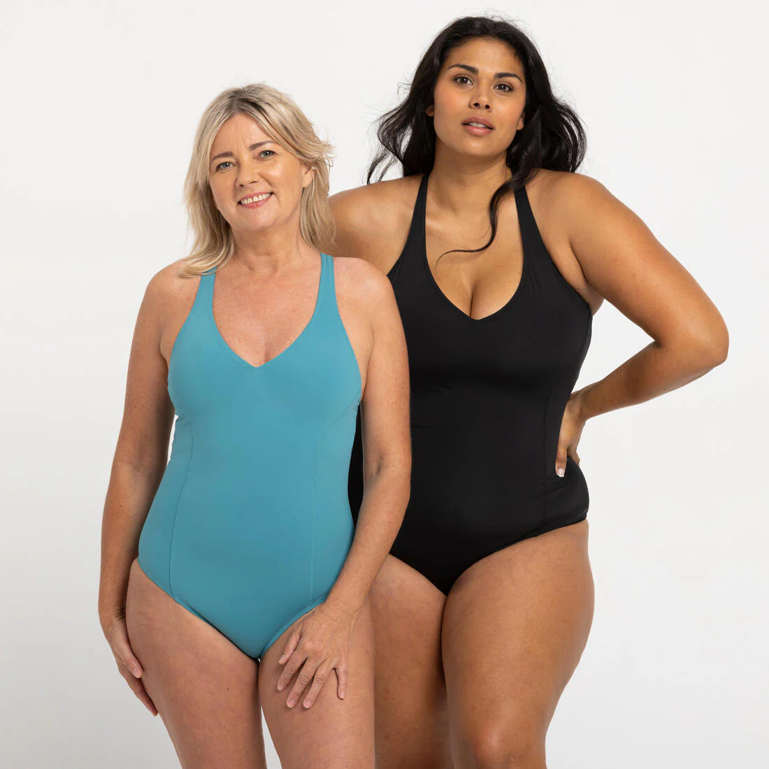 Traje de baño de natación negro para mujer Pearl - Image 9