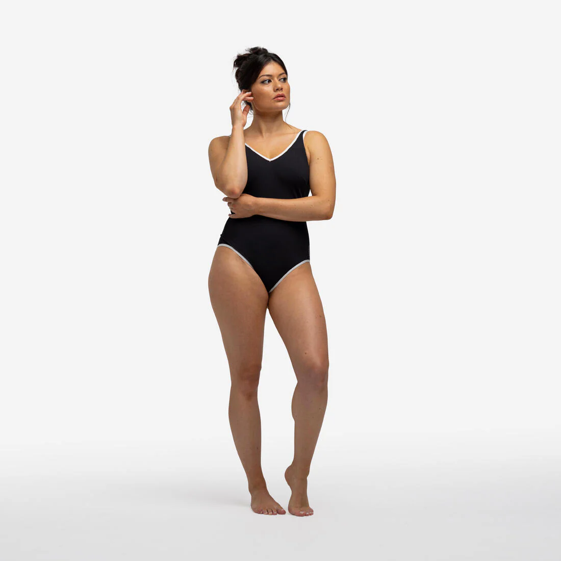 Traje de baño de natación negro para mujer Virginia - Image 10