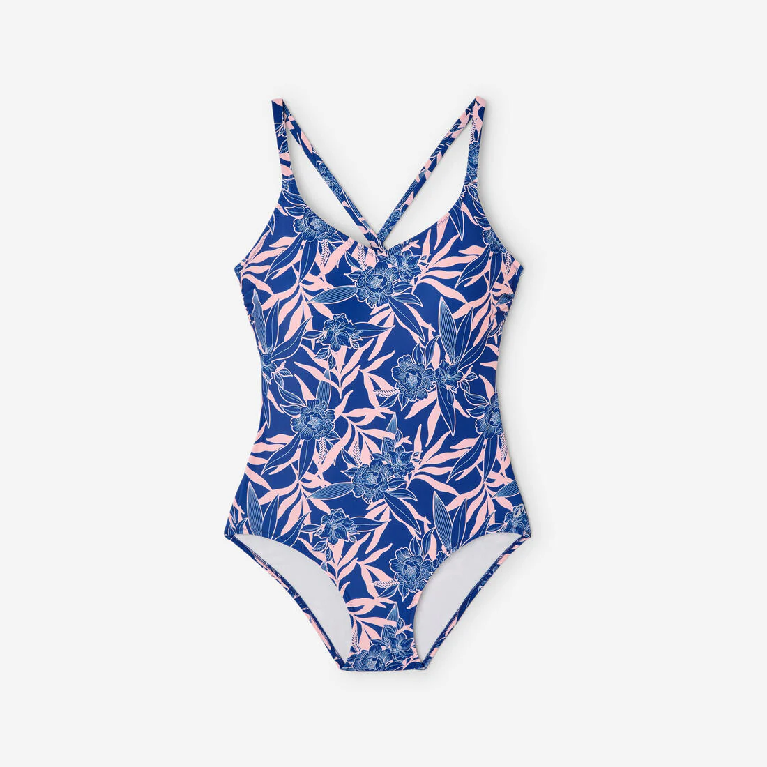 Traje de baño de natación rojo para mujer 100 Lila Poly - Image 27