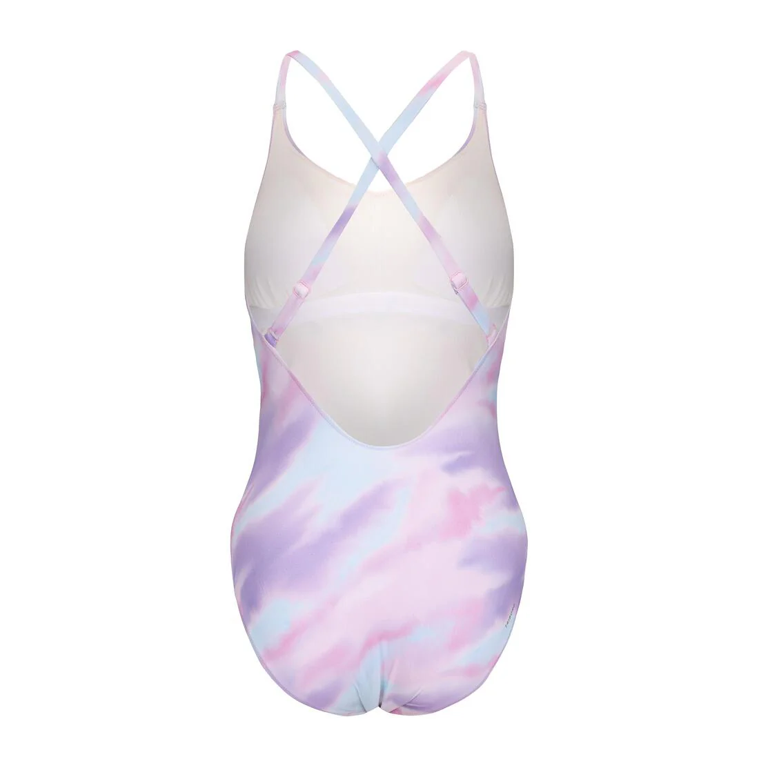 Traje de baño de natación rojo para mujer 100 Lila Poly - Image 7