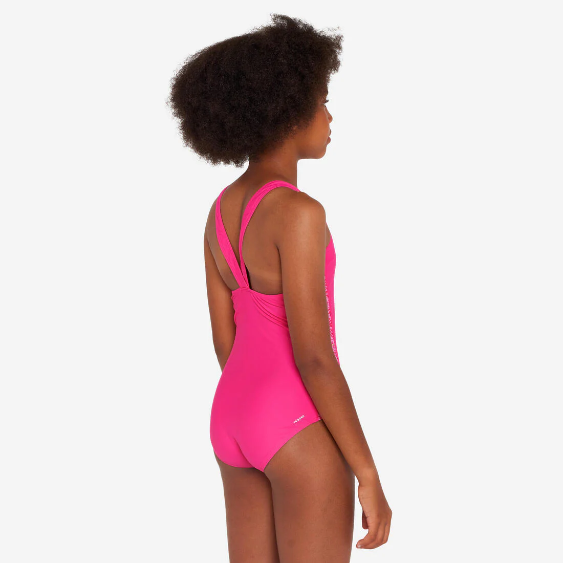 Traje de baño de natación rosa para niña 100 Viki - Image 3
