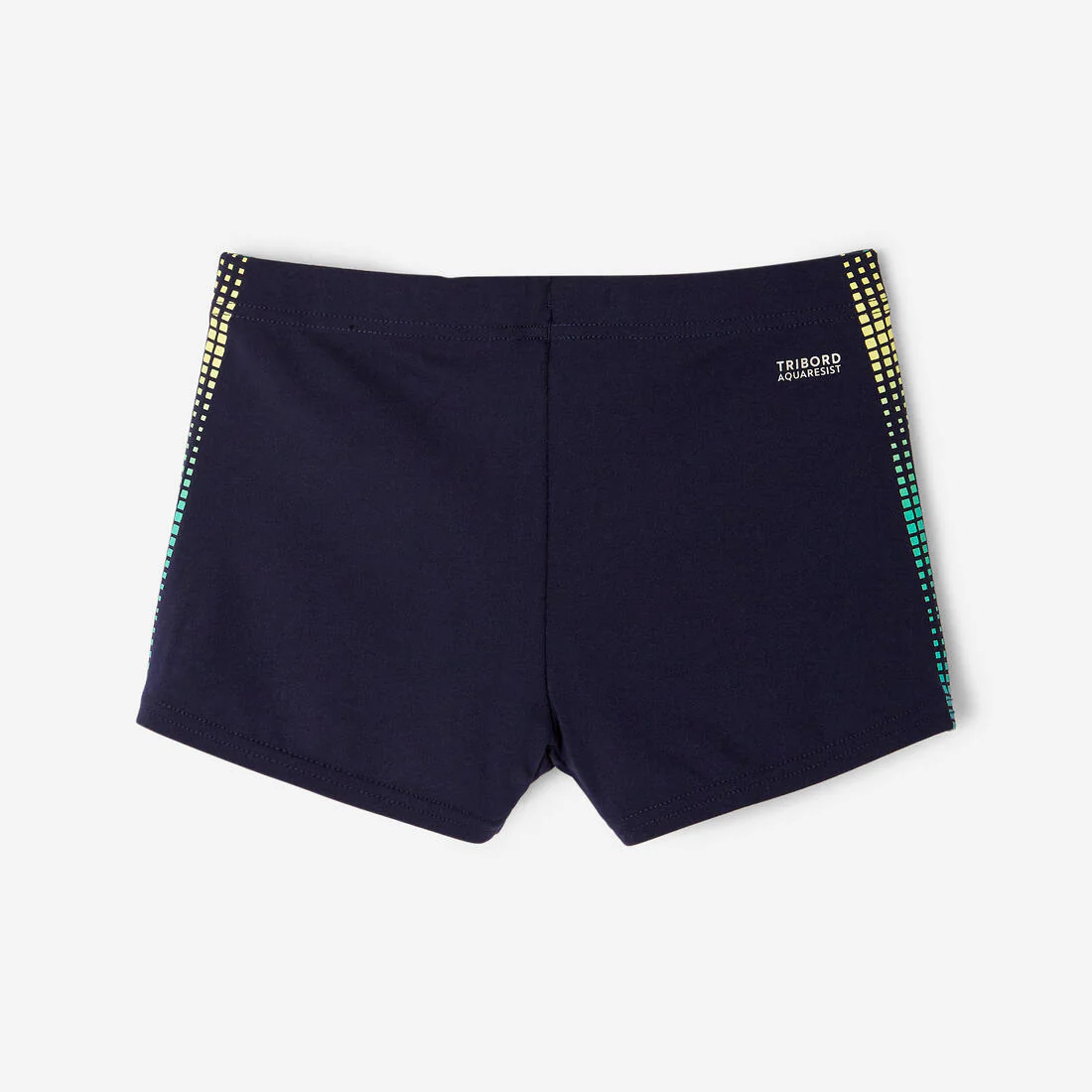 Traje de baño de natación tipo bóxer azul con amarillo para niño Fiti - Image 9