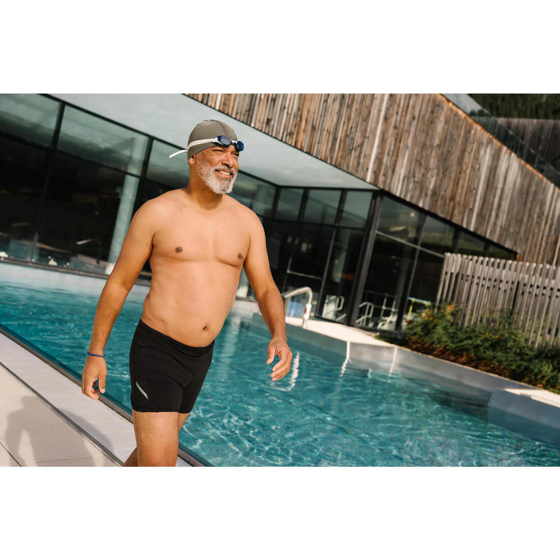 Traje de baño de natación tipo bóxer largo para hombre Yoko - Image 19