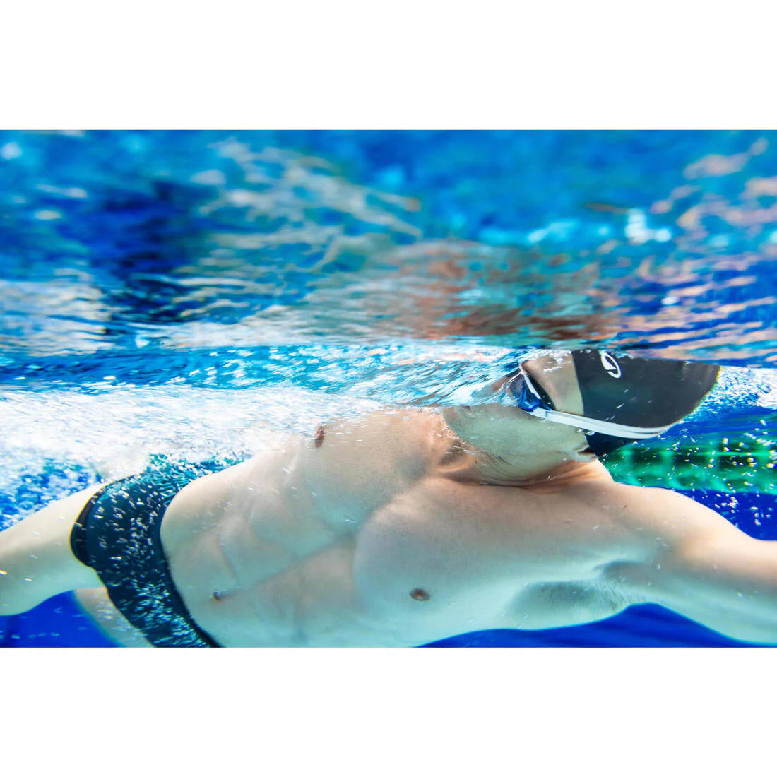 Traje de baño de natación tipo jammer largo para hombre FIti - Image 13