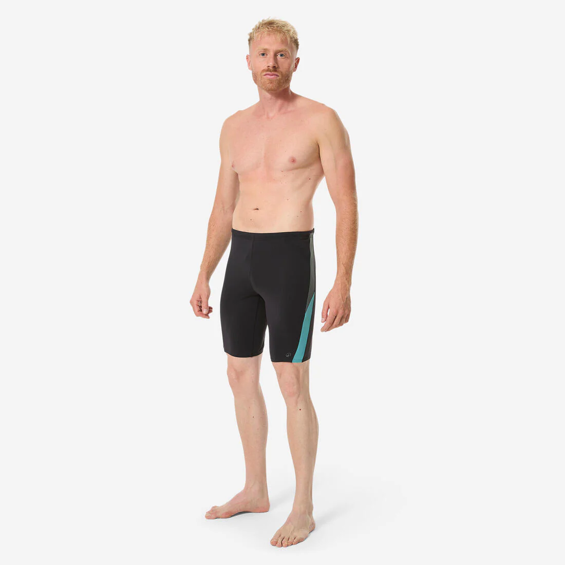 Traje de baño de natación tipo jammer turquesa para hombre Yoko - Image 2