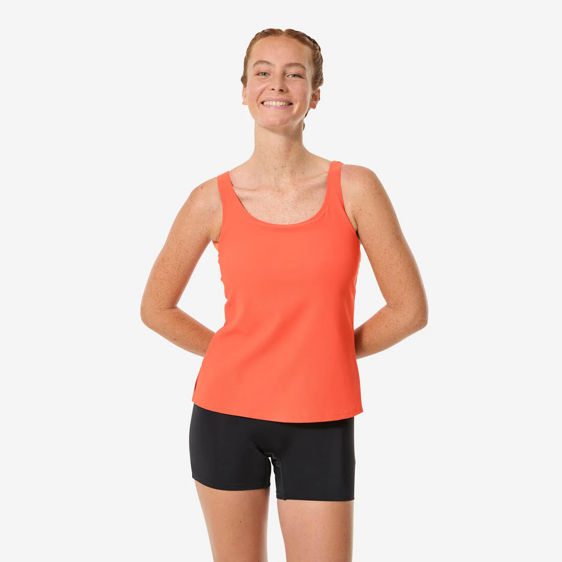 Traje de baño de natación tipo tankini azul para mujer Heva Tetia - Image 2