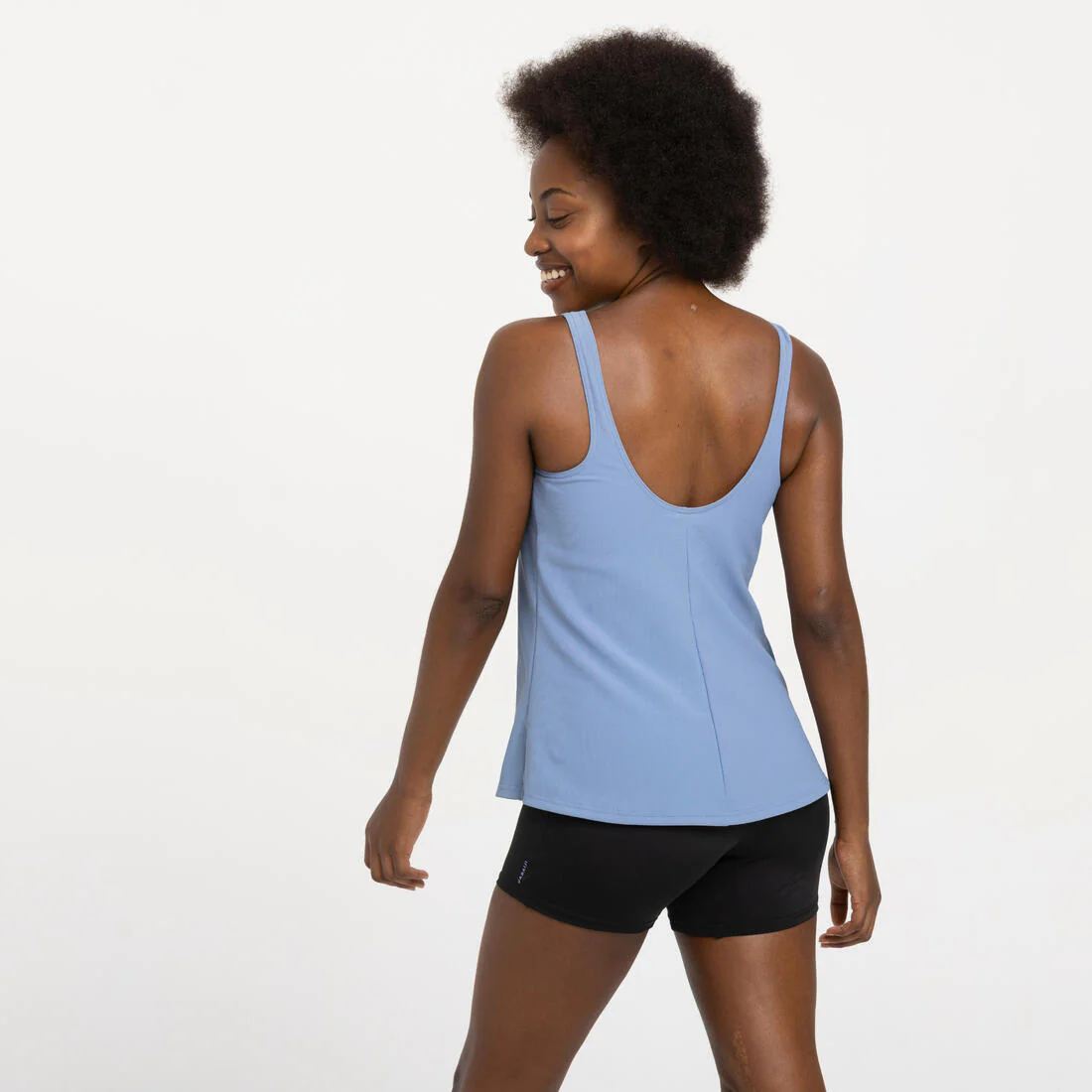 Traje de baño de natación tipo tankini azul para mujer Heva Tetia - Image 3