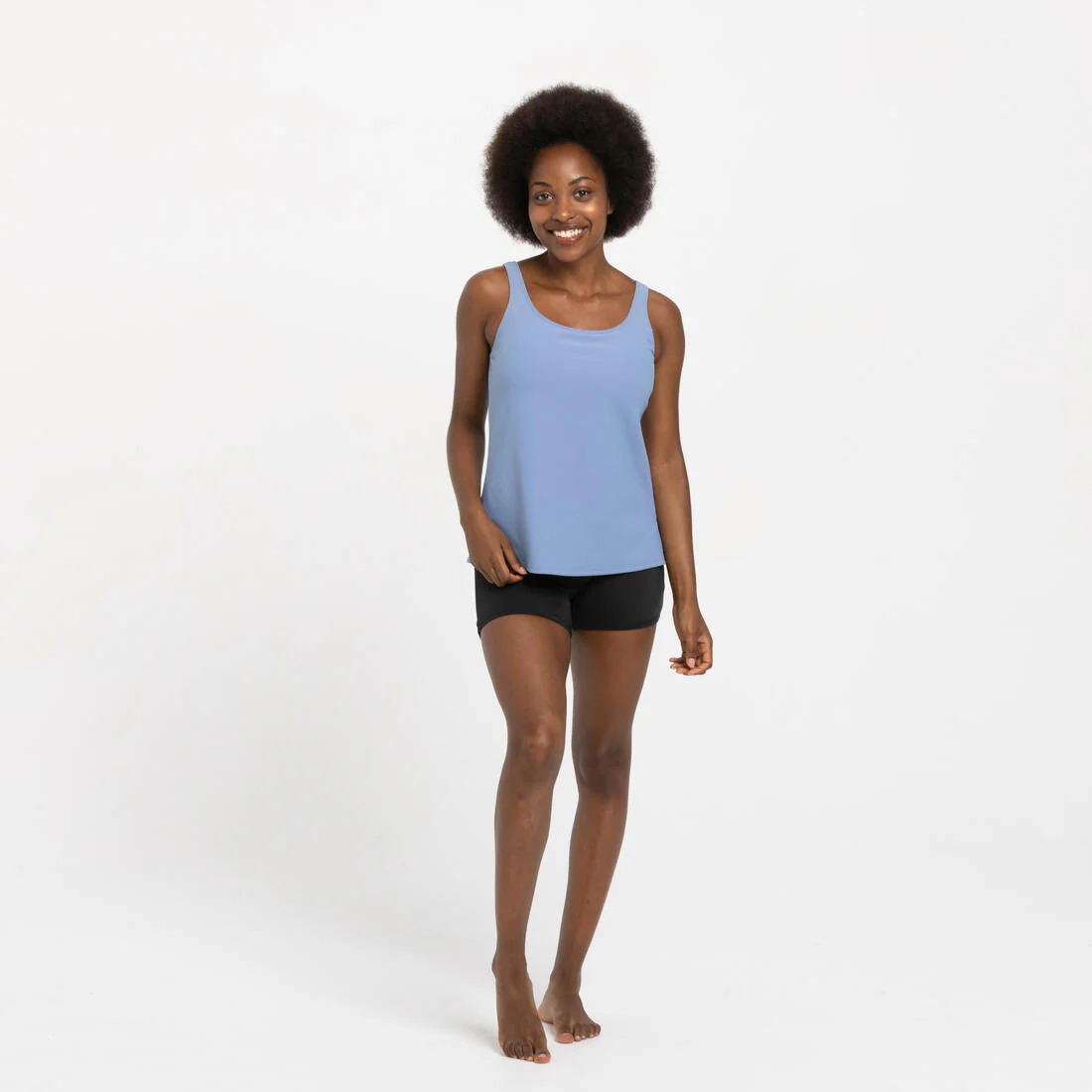 Traje de baño de natación tipo tankini azul para mujer Heva Tetia - Image 8