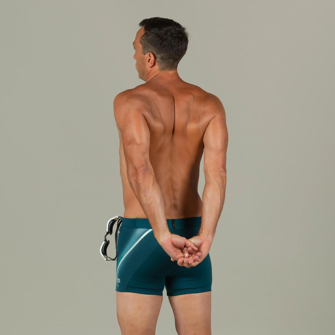 Traje de baño de natación turquesa para hombre Fiti - Image 14
