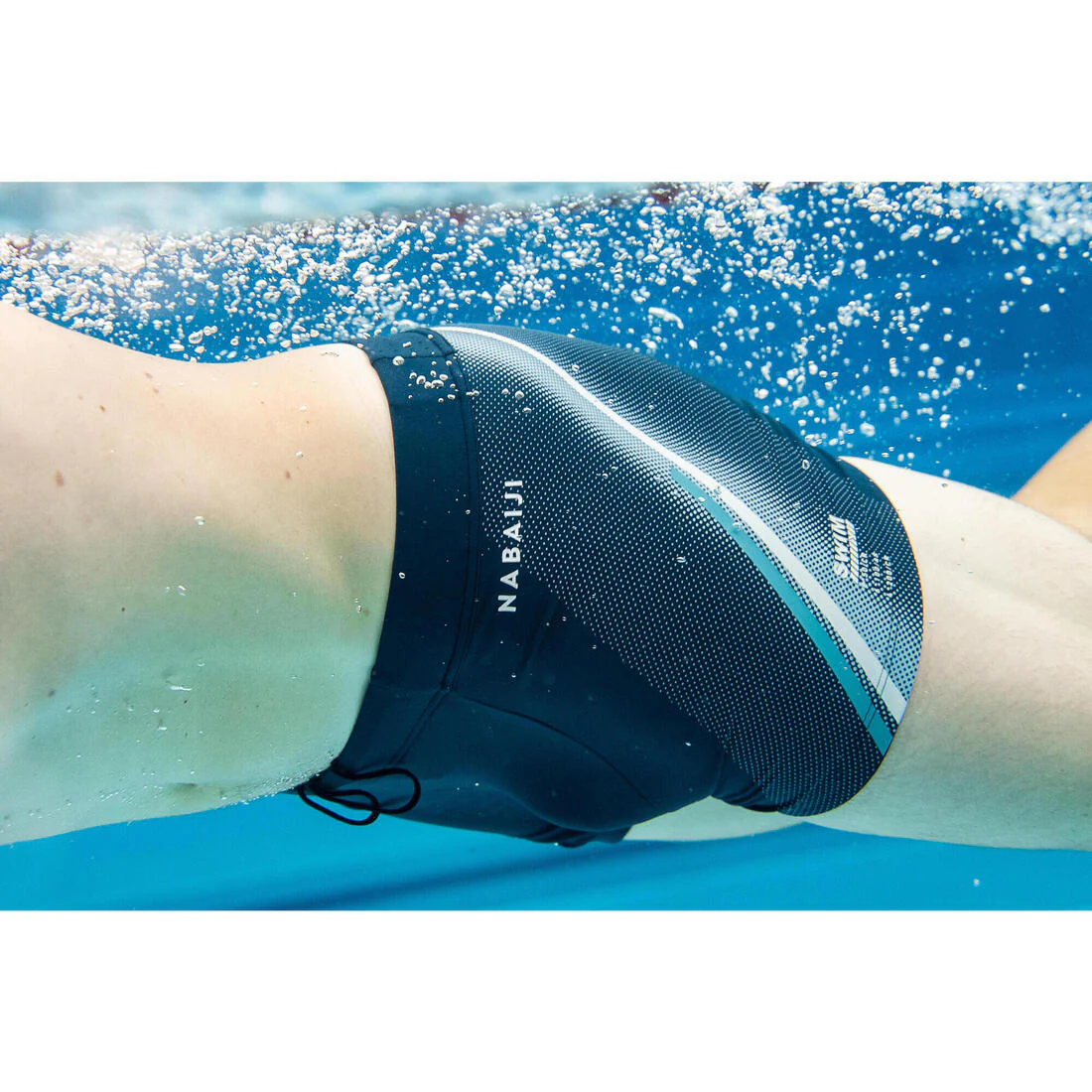 Traje de baño de natación turquesa para hombre Fiti - Image 15