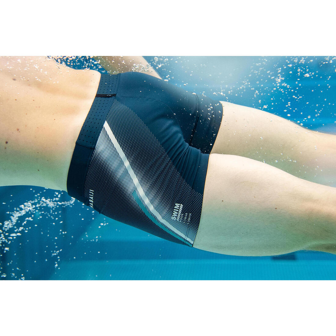Traje de baño de natación turquesa para hombre Fiti - Image 17