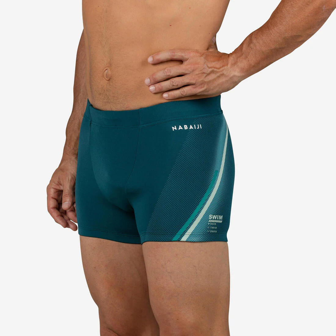 Traje de baño de natación turquesa para hombre Fiti - Image 2