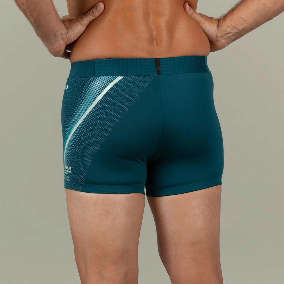 Traje de baño de natación turquesa para hombre Fiti - Image 7