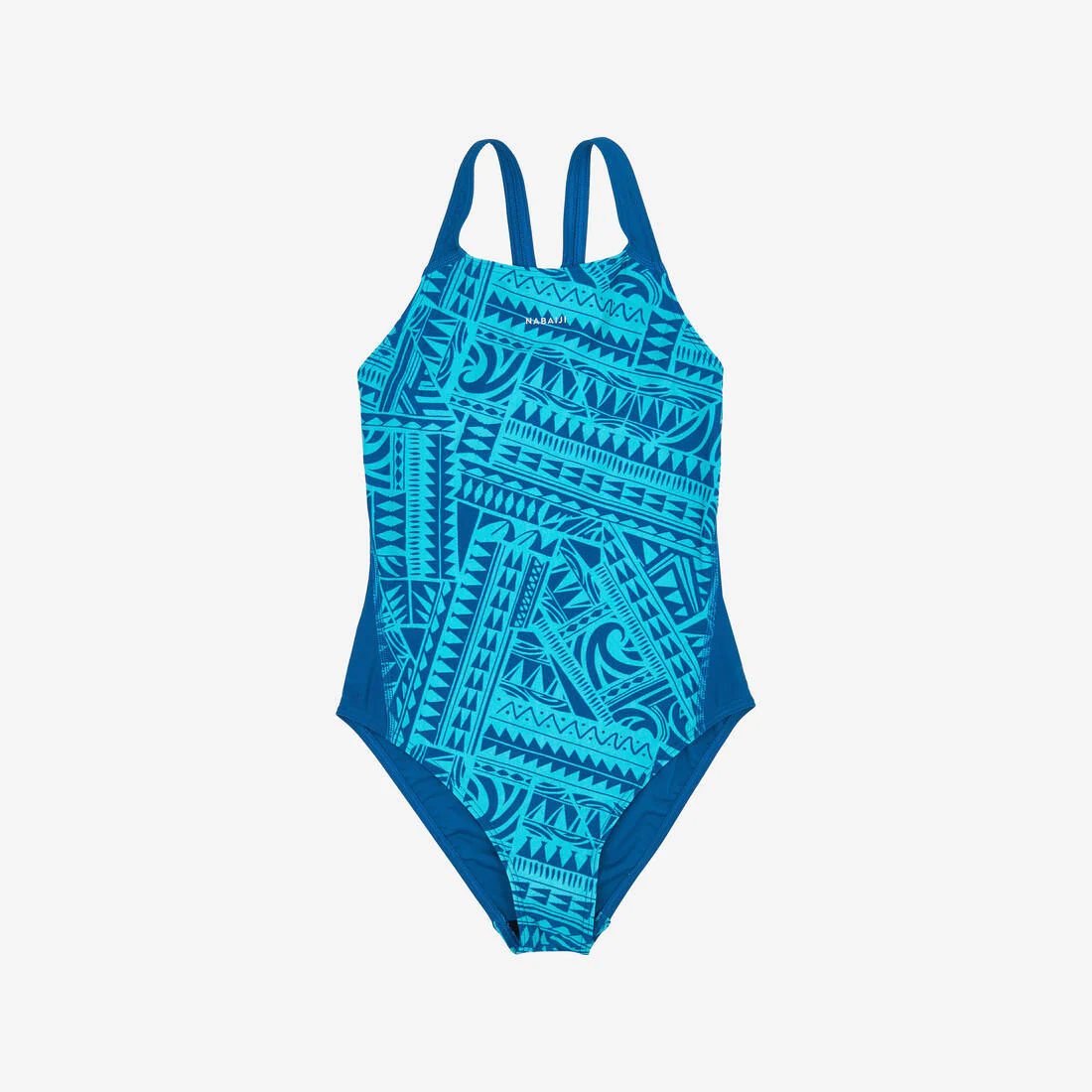 Traje de baño de natación turquesa para niña y adolescente 500 Kamyleon Fatu - Image 6