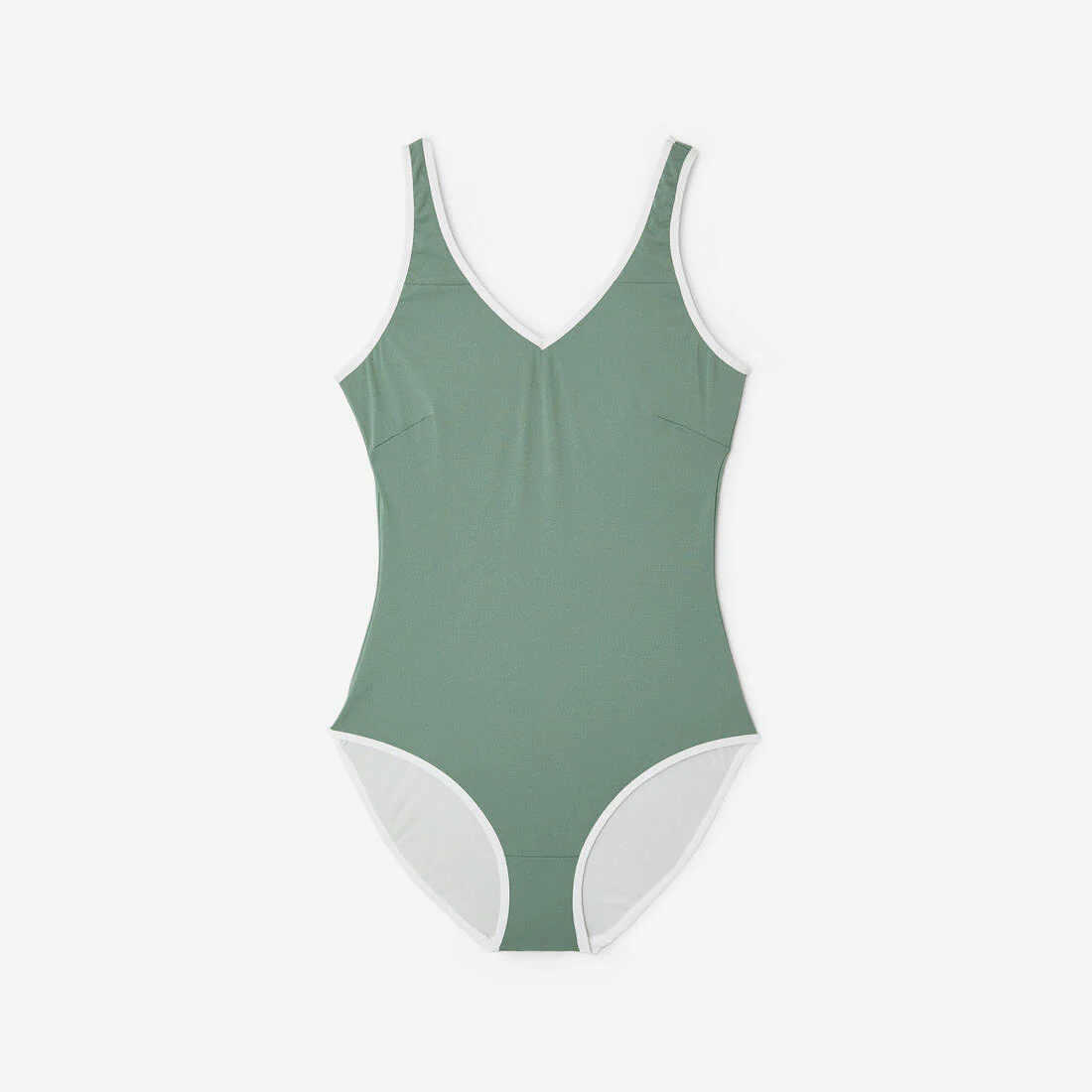 Traje de baño de natación verde salvia para mujer Virginia Lurex - Image 8