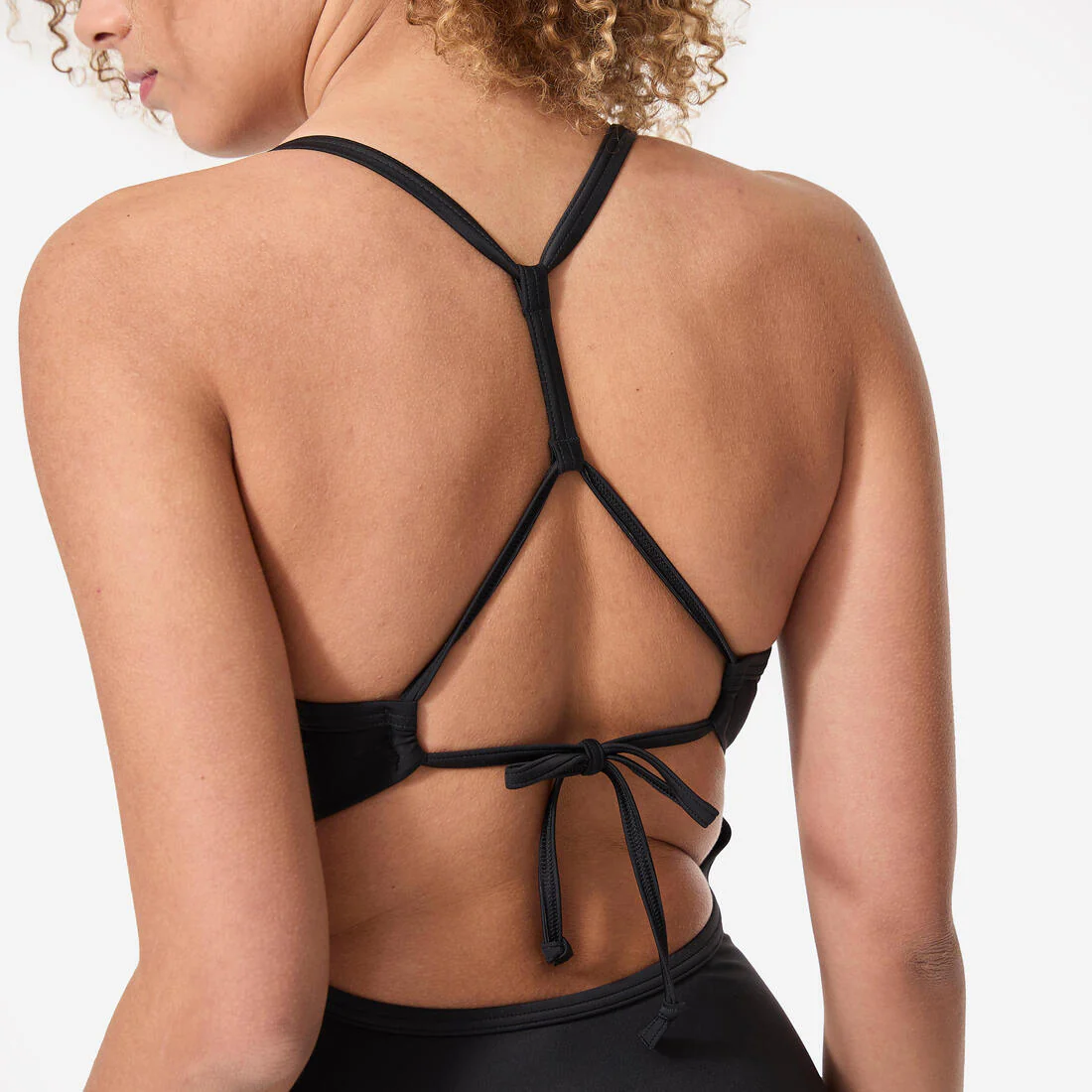 Traje de baño de surf con doble ajuste en la espalda negro para mujer Bea - Image 6
