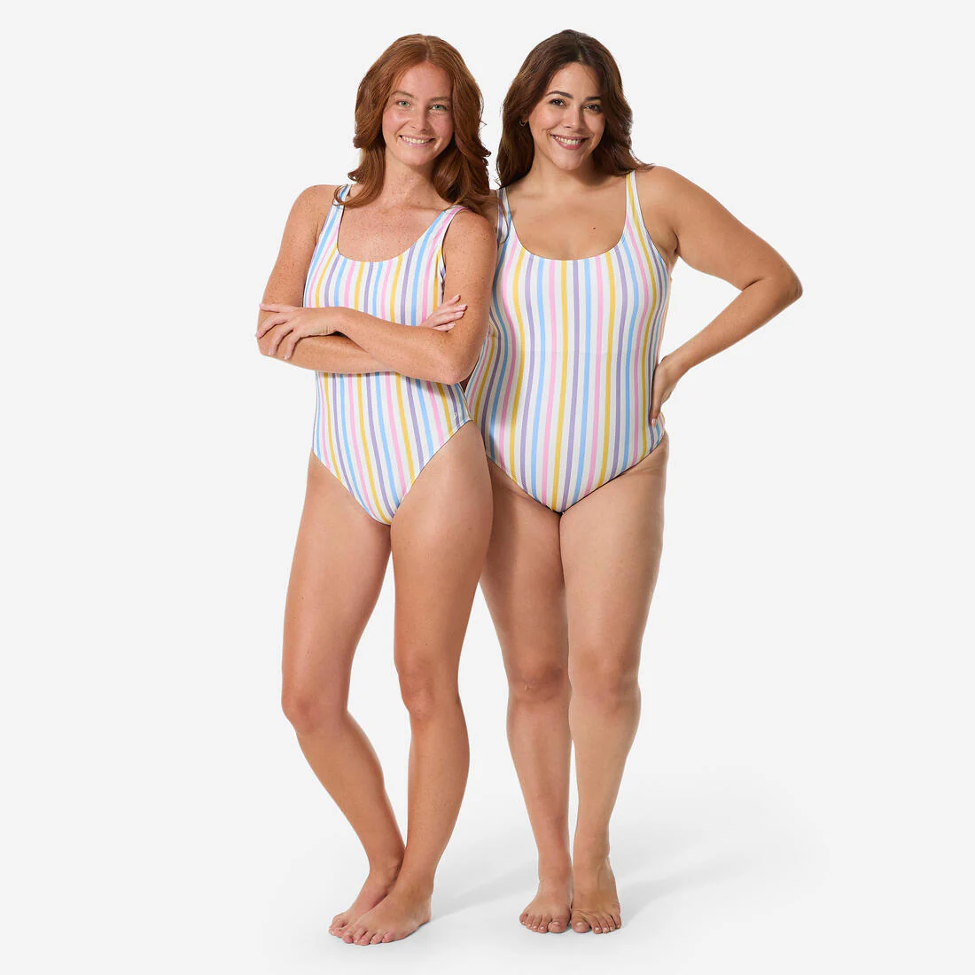 Traje de baño de surf multicolor de rayas Aurely - Image 3