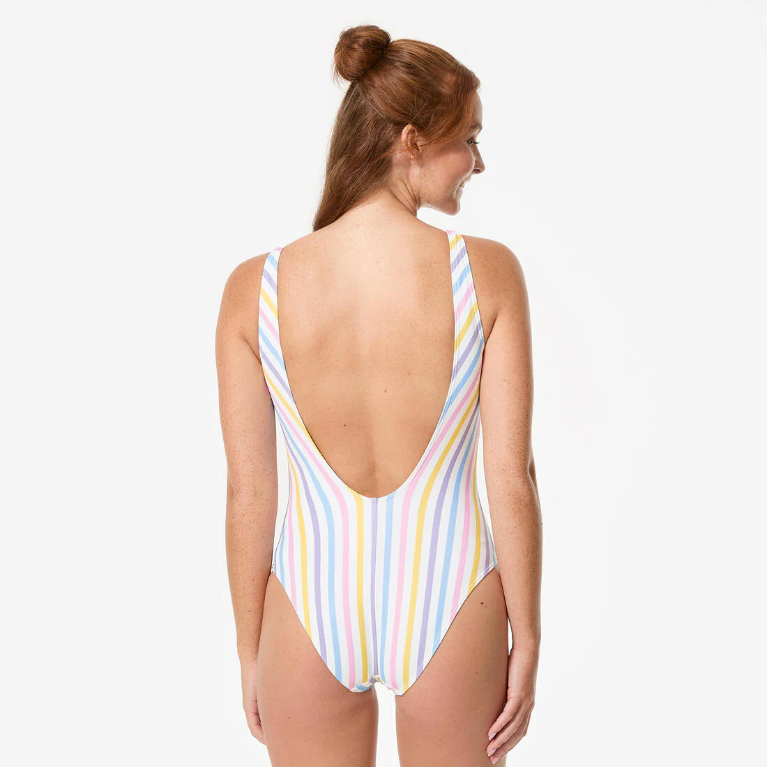 Traje de baño de surf multicolor de rayas Aurely - Image 4