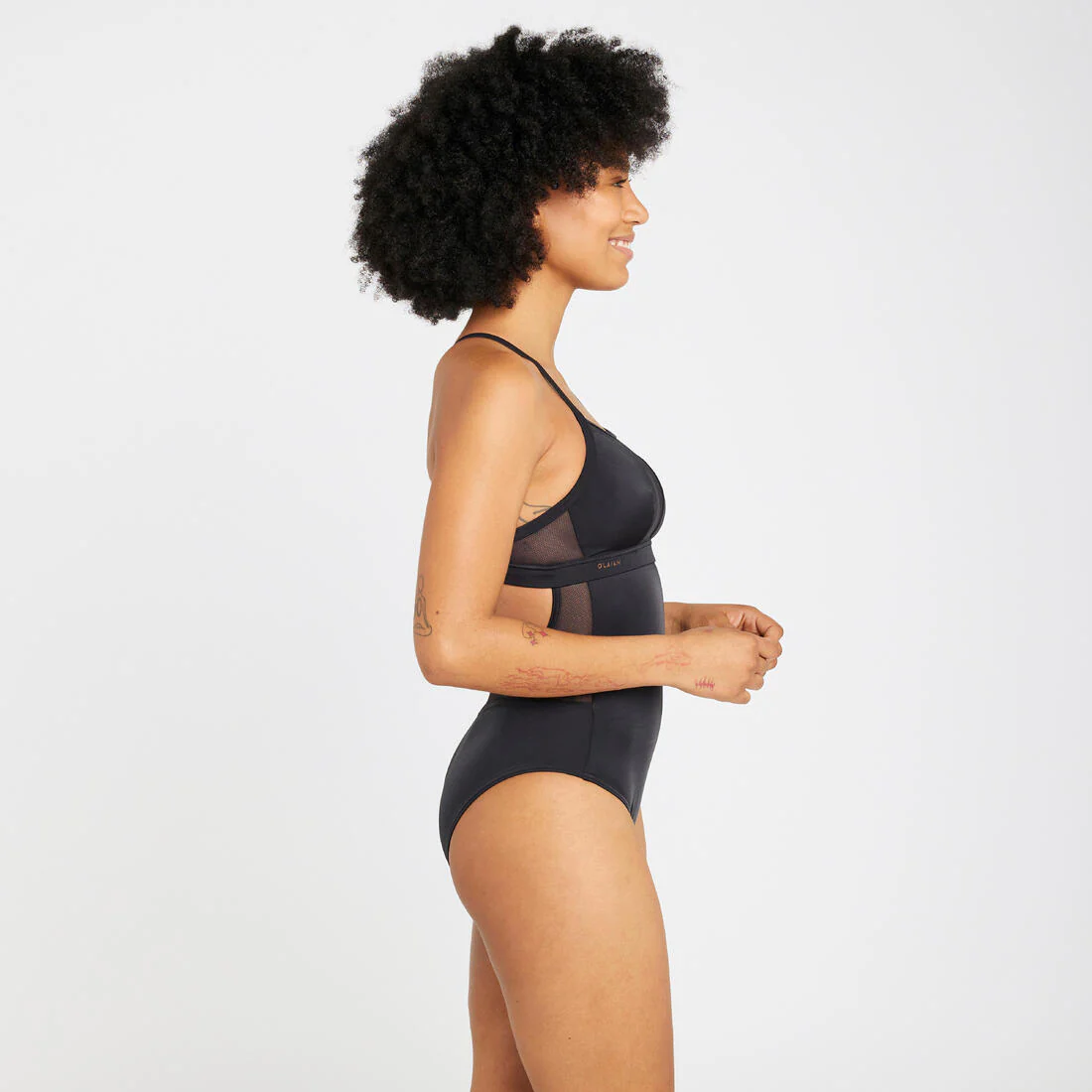 Traje de baño de surf negro para mujer Elise - Image 3