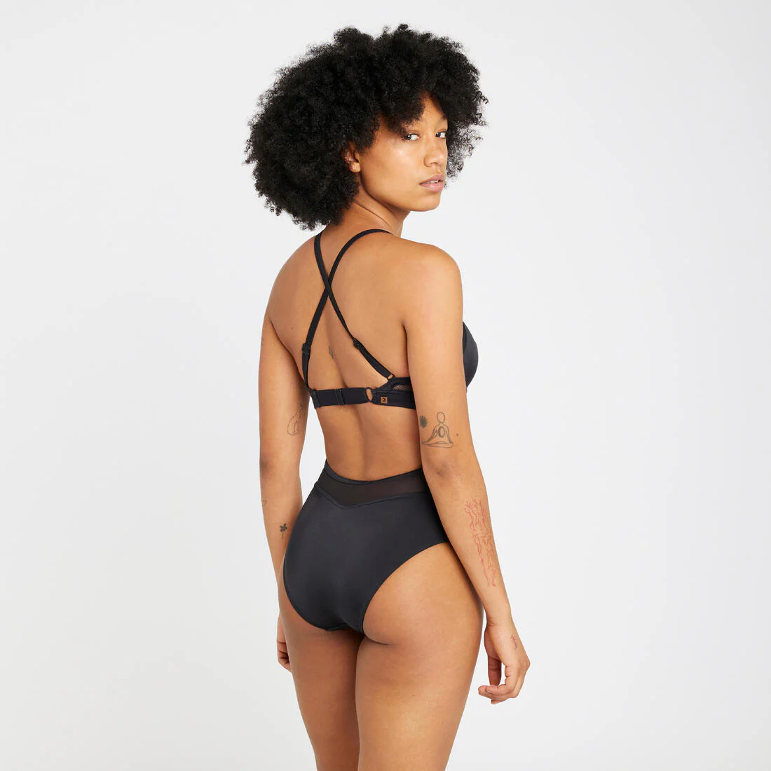 Traje de baño de surf negro para mujer Elise - Image 4