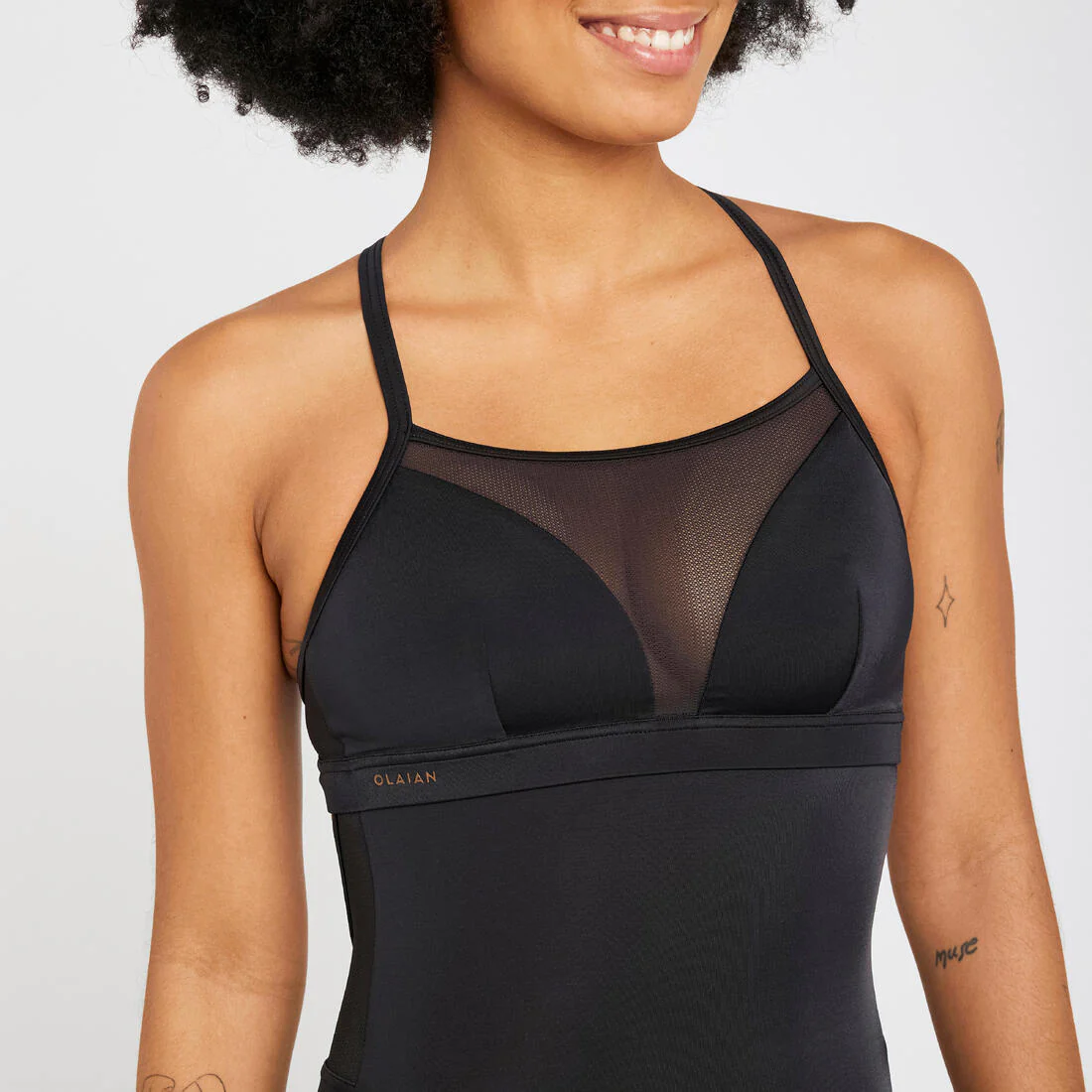 Traje de baño de surf negro para mujer Elise - Image 5