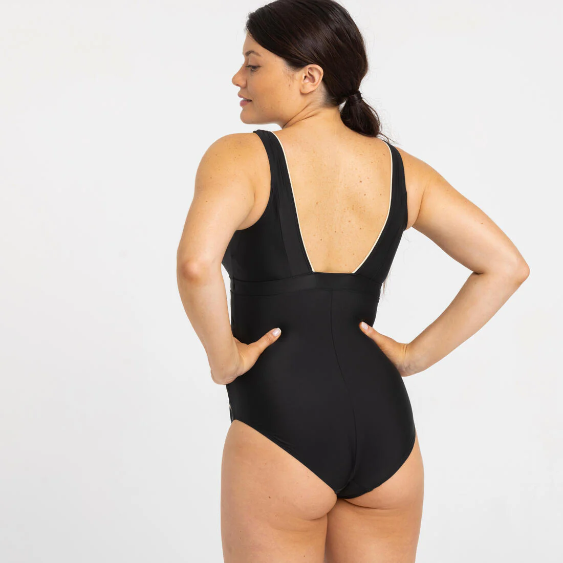 Traje de baño Maternidad Nora Mujer Negro - Image 3