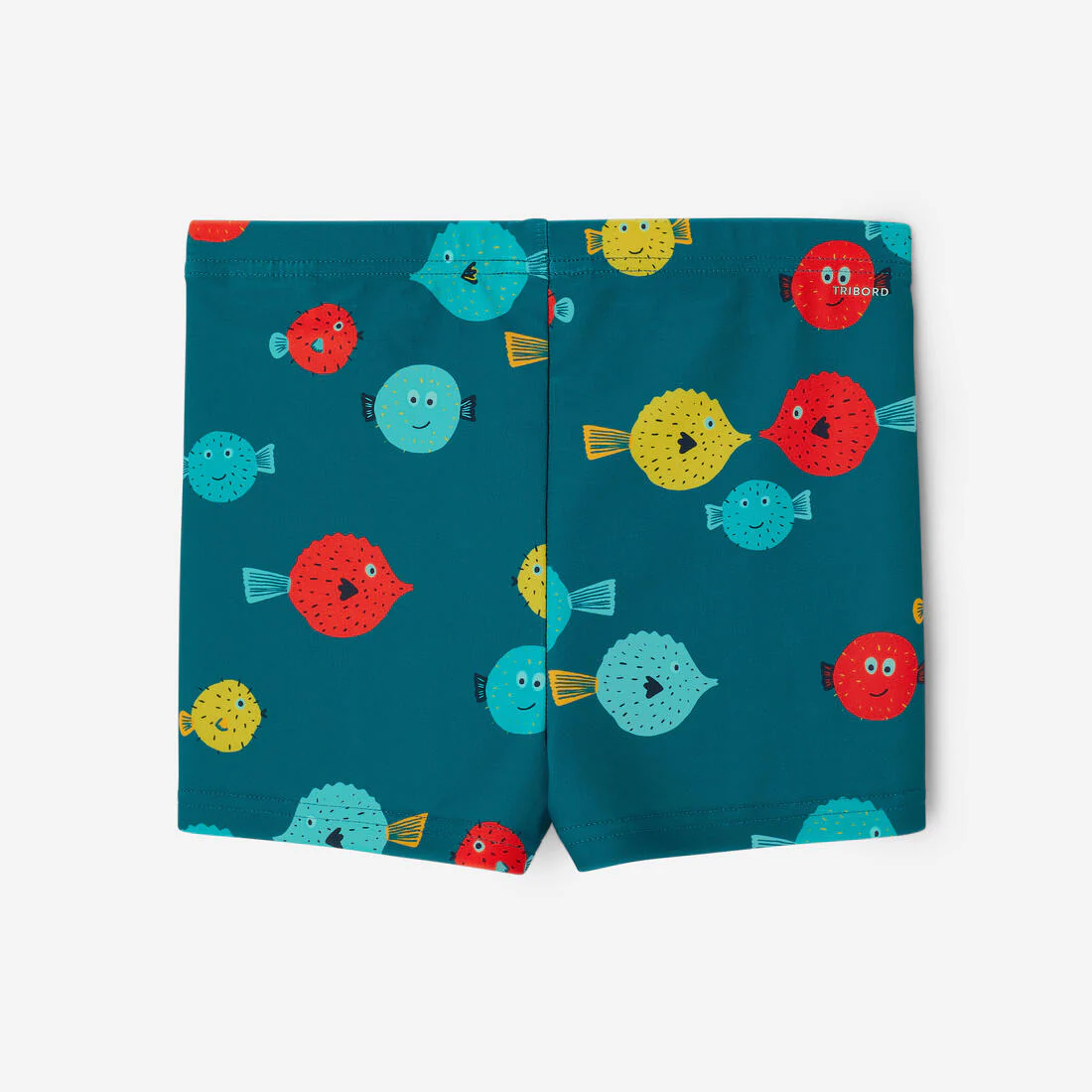 Traje de baño tipo bóxer azul oscuro con estampado de sabana para bebés - Image 15