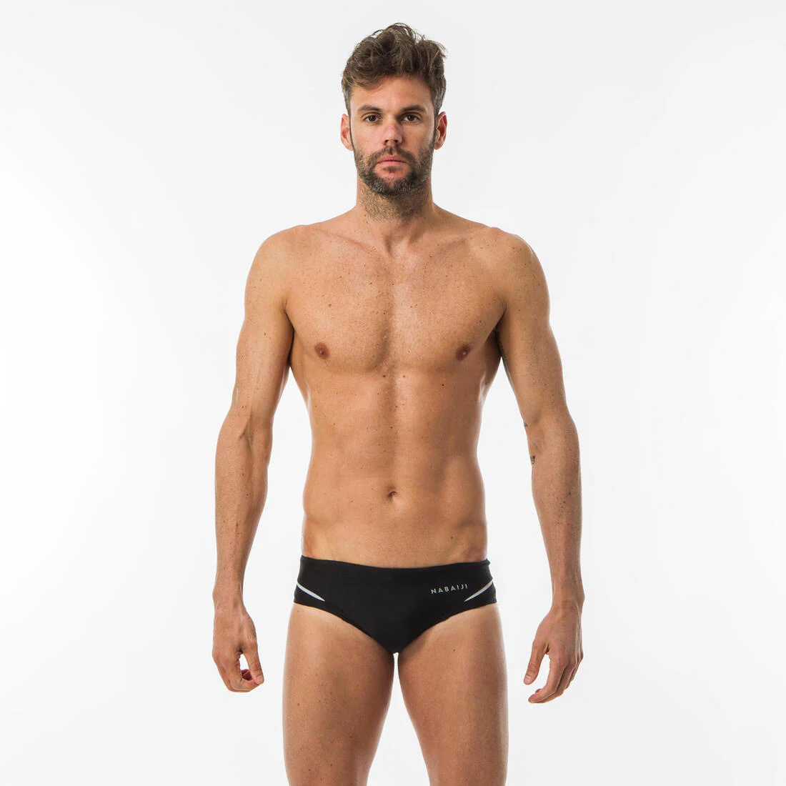 Traje de baño tipo calzón para hombre 900 B-Fast - Nabaiji - Negro - Image 2