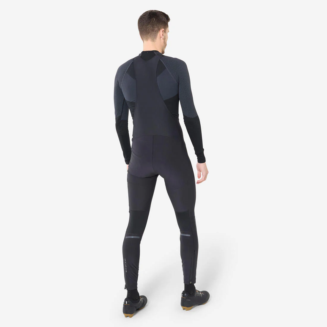 Traje de ciclismo MTB XC largo negro para hombre - Image 3