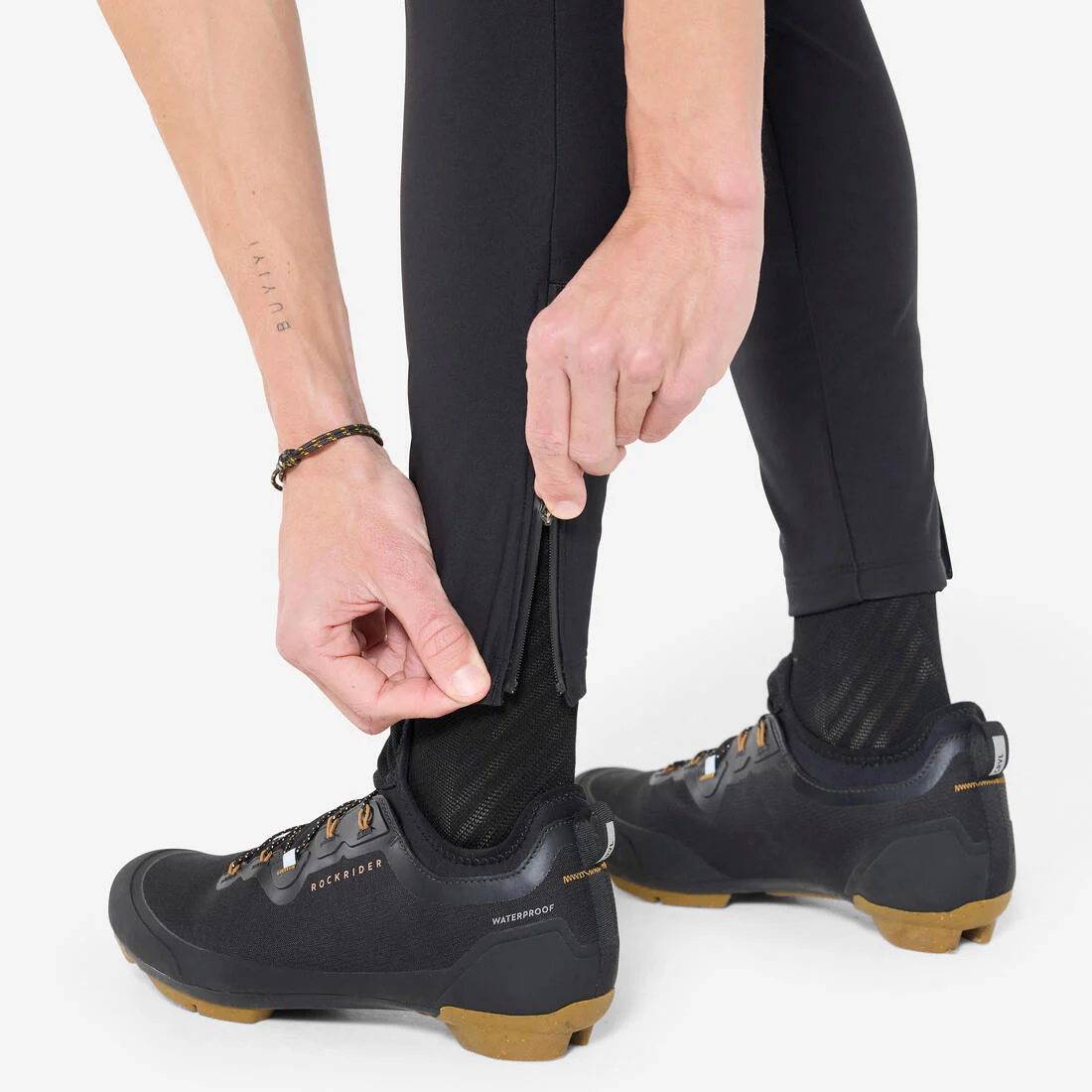 Traje de ciclismo MTB XC largo negro para hombre - Image 4