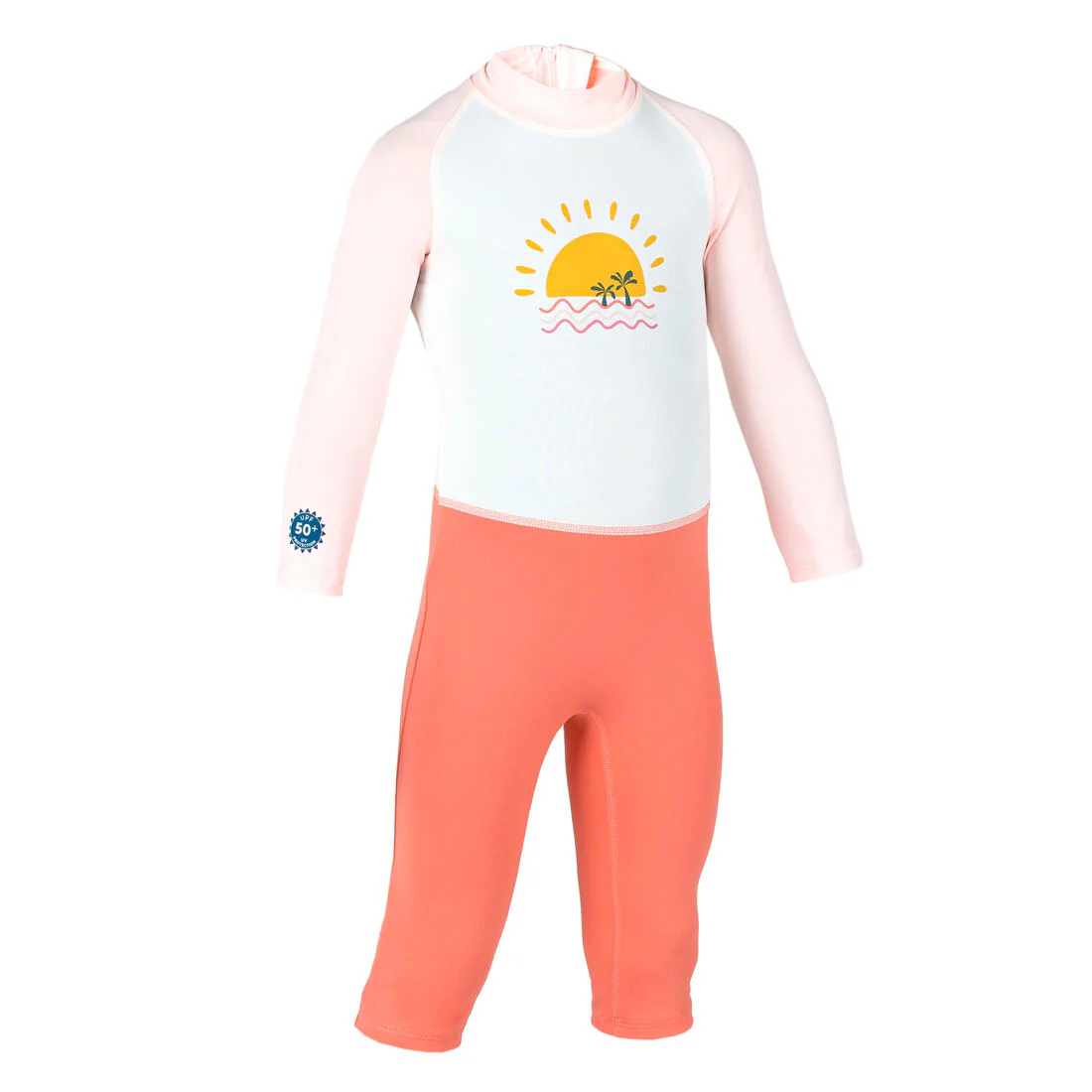 Traje de natación anti-UV de manga larga con estampado para bebés/niños - Image 11