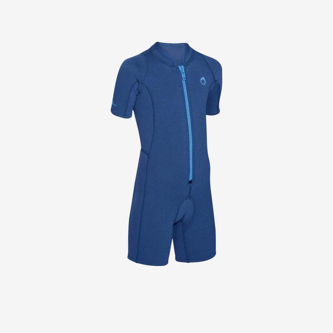 Traje de snorkel de neopreno de 2 mm azul marino para niños 100 - Image 2