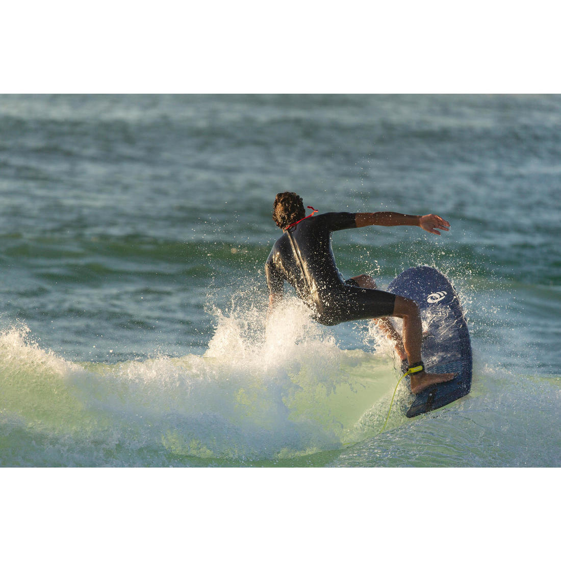 Traje de surf de neopreno corto de 1.5 mm azul marino para hombre 100 - Image 11
