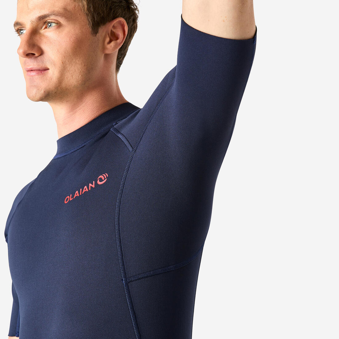 Traje de surf de neopreno corto de 1.5 mm azul marino para hombre 100 - Image 5