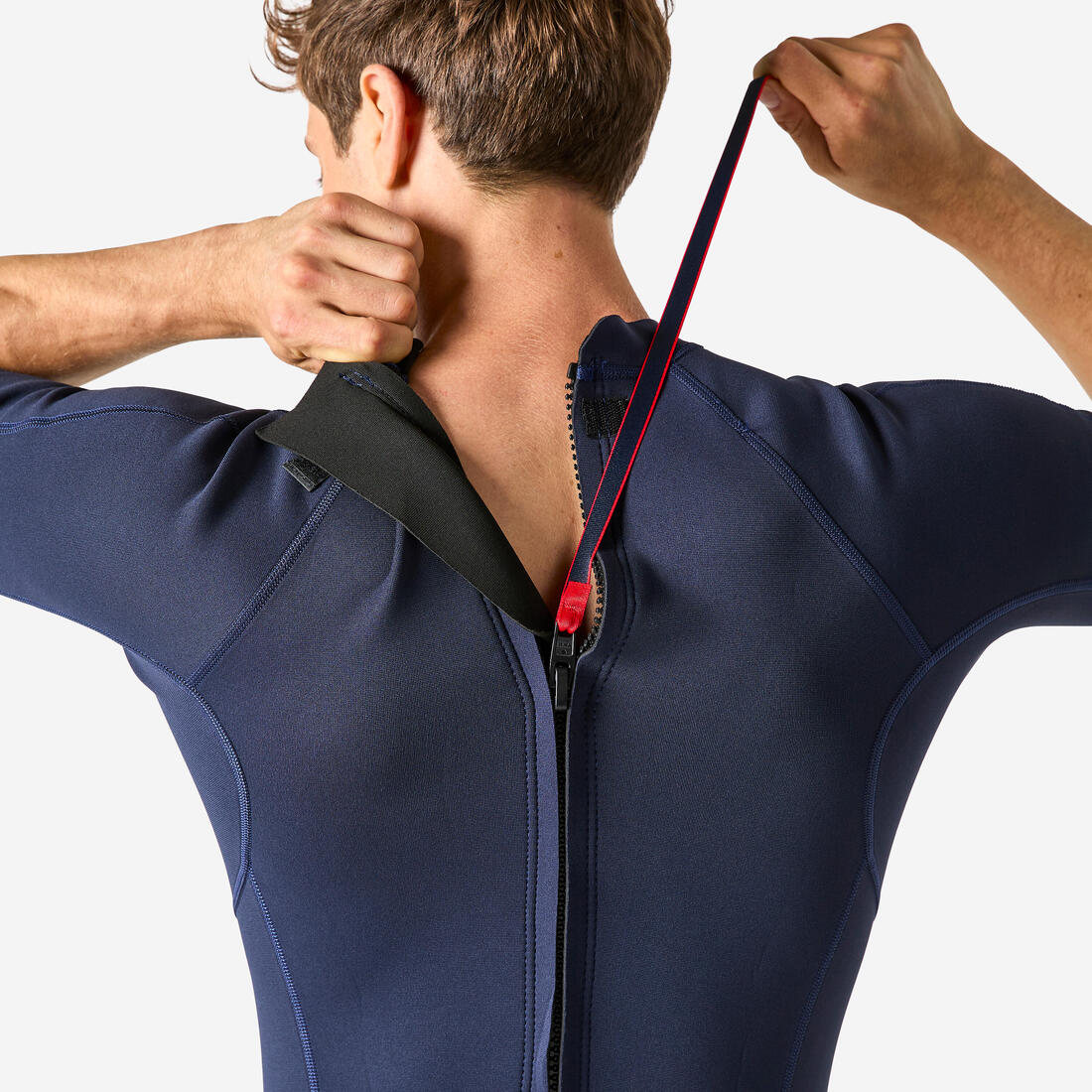 Traje de surf de neopreno corto de 1.5 mm azul marino para hombre 100 - Image 7