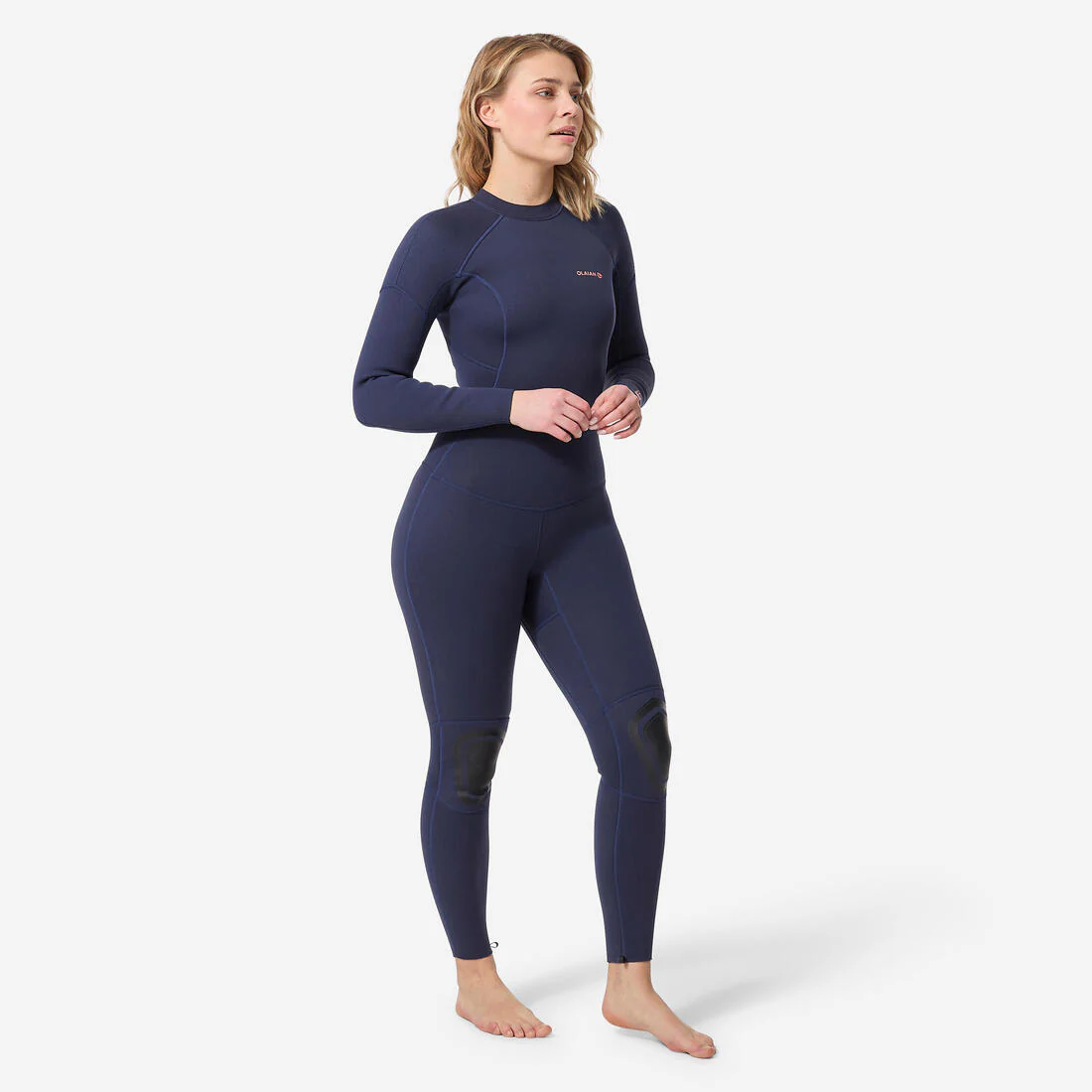Traje de surf de neopreno de 2 mm con cierre en la espalda para mujer 100 - Image 2