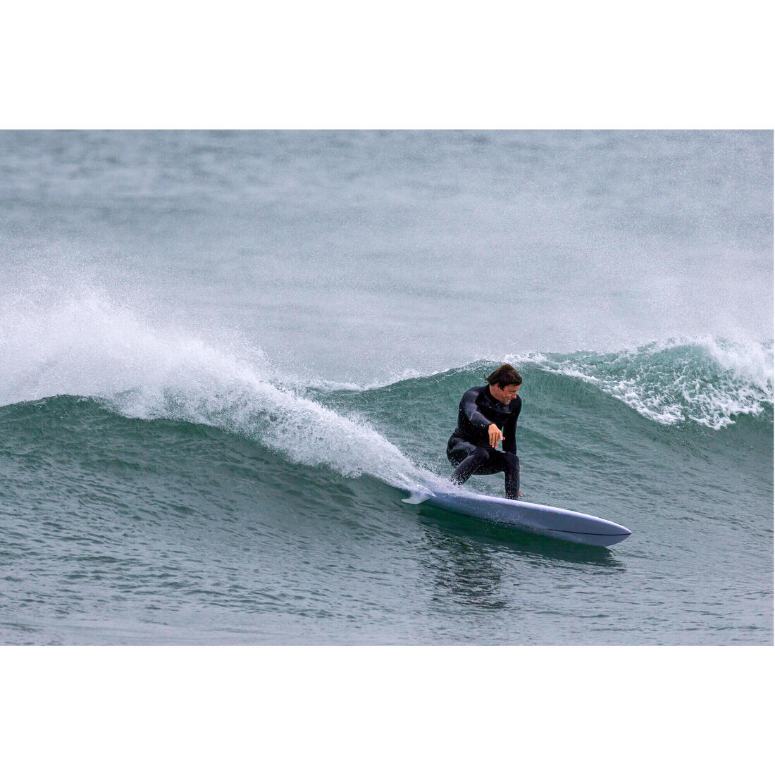 Traje de surf de neopreno de 4/3 mm negro para hombre 900 - Image 11