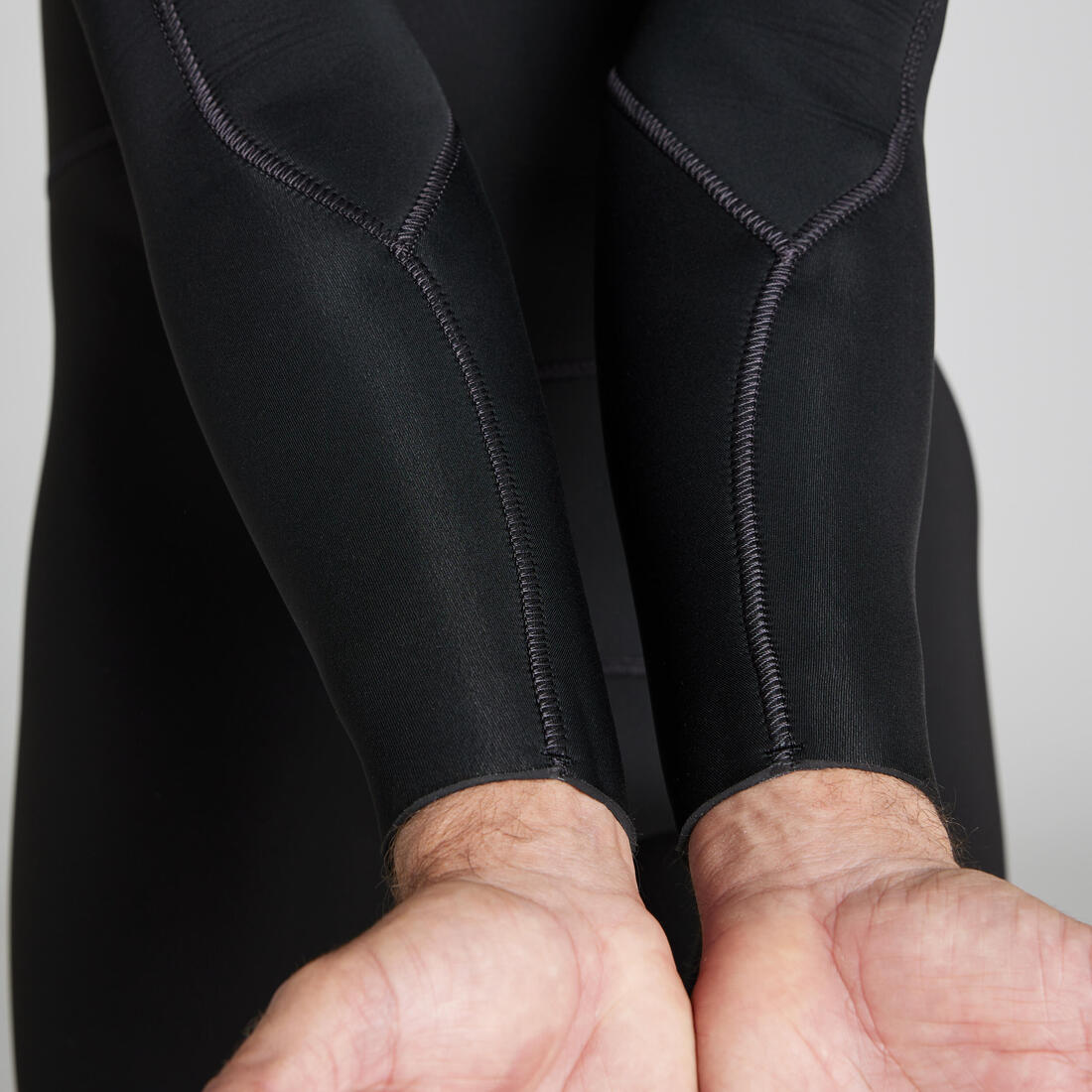 Traje de surf de neopreno negro para hombre 4/3 mm 500 PE23 - Image 6