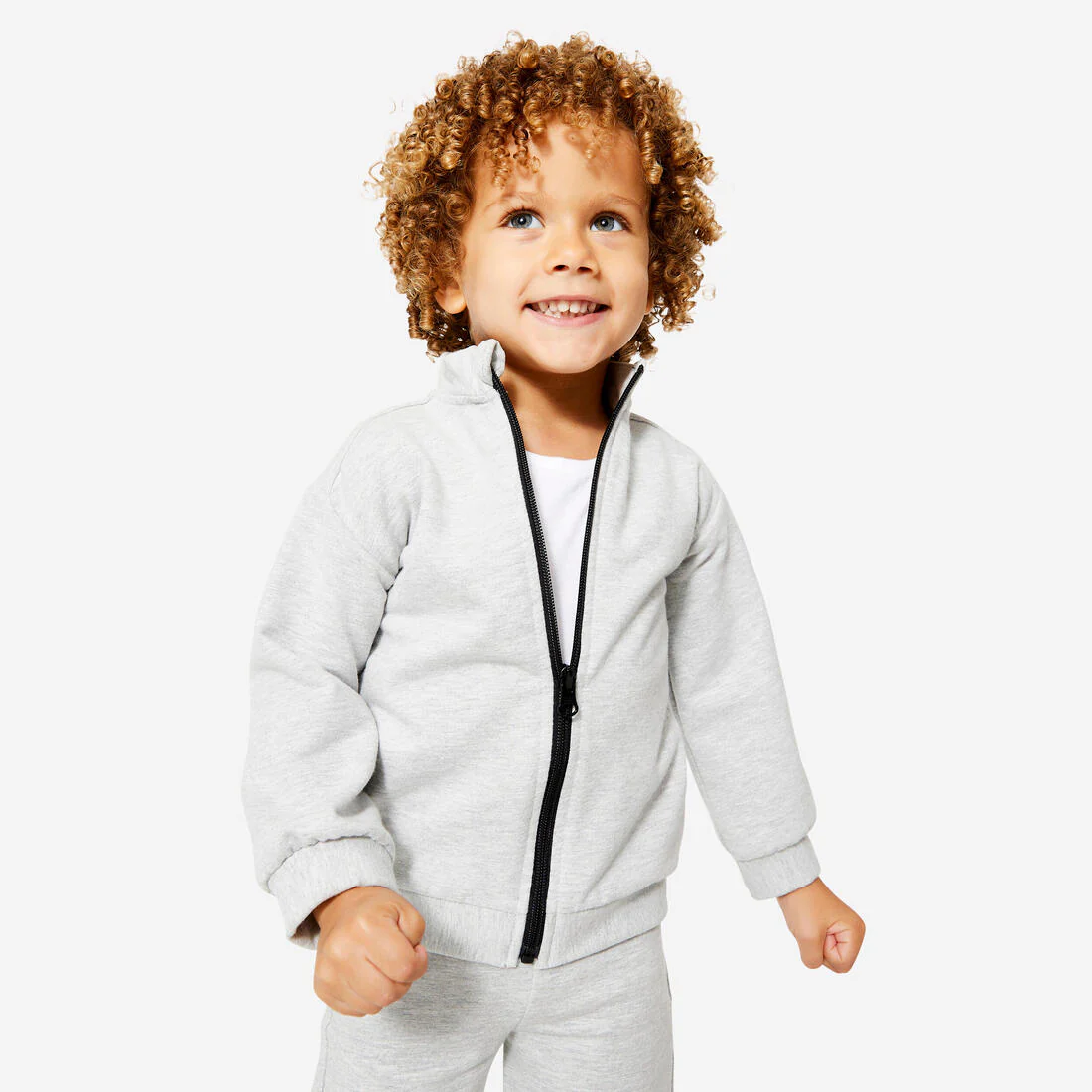 Traje Deportivo Cálido para Niños - Serie Básica - Gris - Corte Regular - Image 7