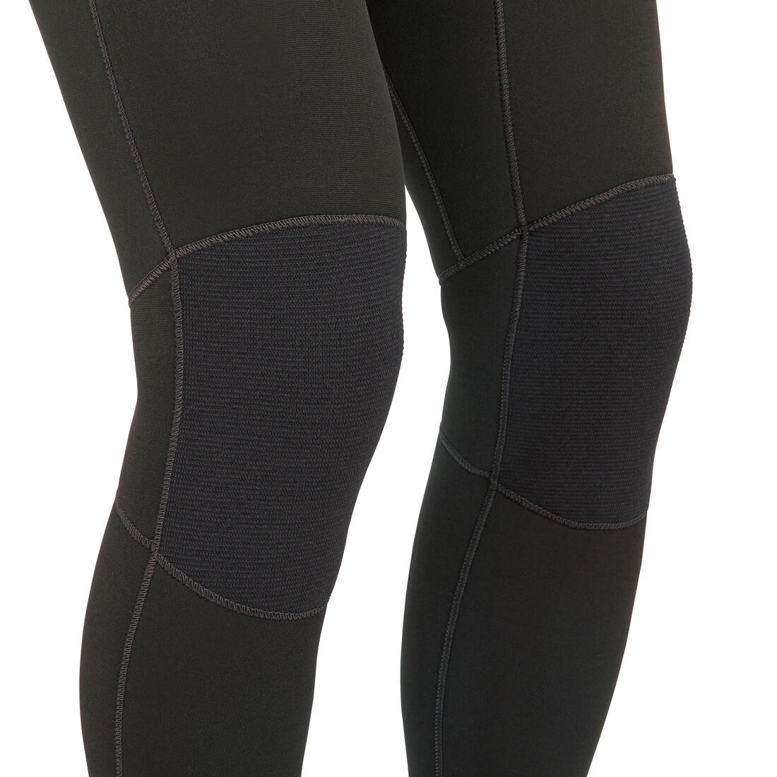 Traje Surf 500 Hombre Negro Gris Neopreno 4/3 mm - Image 4