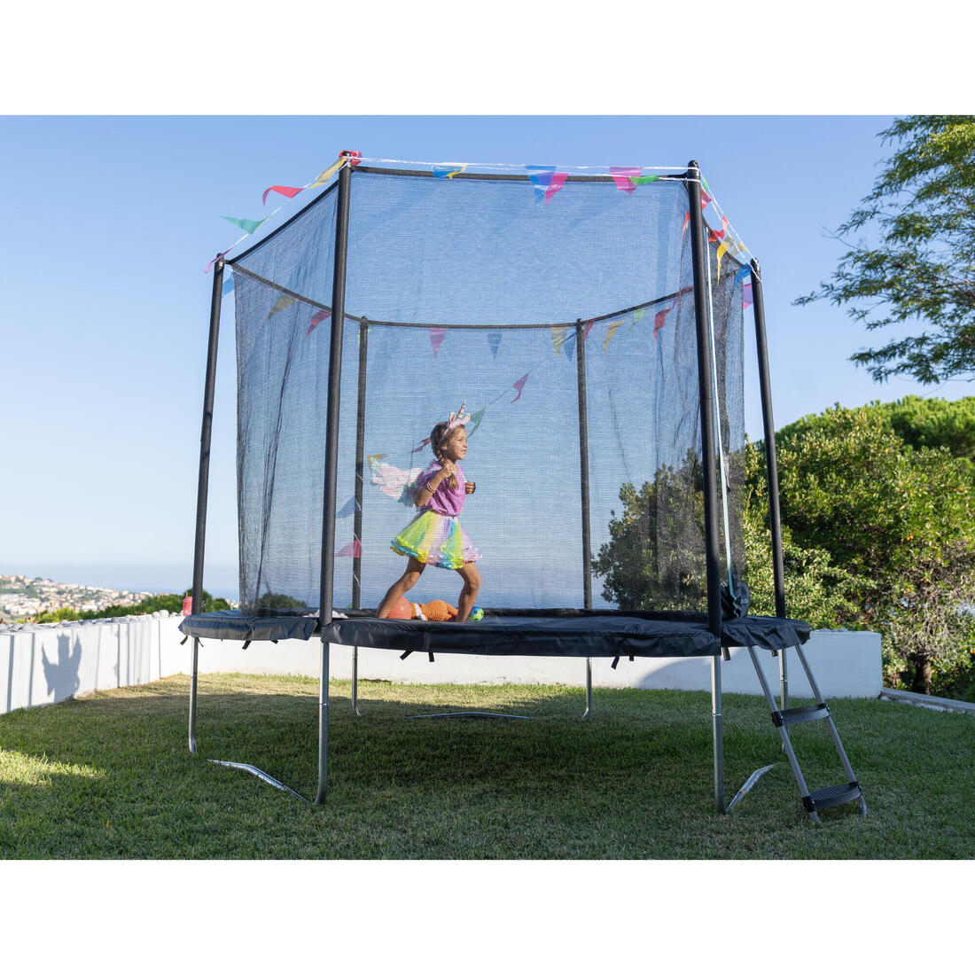 Trampolín con red de seguridad y montaje sin herramientas 240 - Image 13